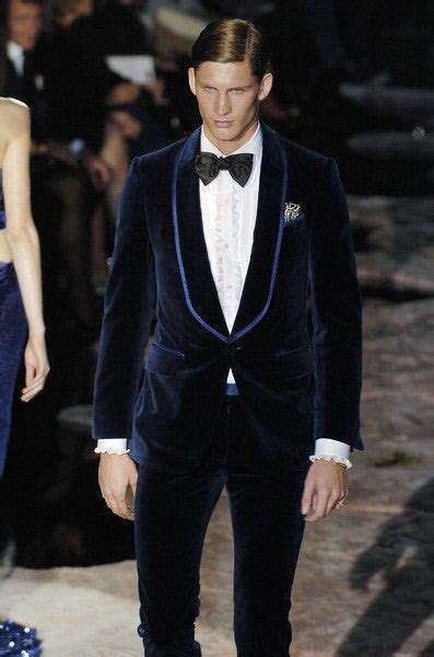 blue tuxedo gucci|Gucci red velvet suit.